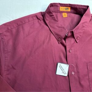Men's Maroon‎ Shirt Size 3XL NEW